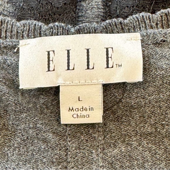 Elle Charcoal Gray Women's Sweater Size Large - Picture 7 of 9